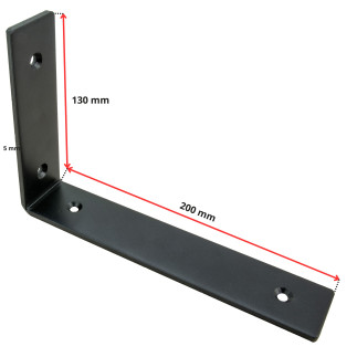 Wspornik półki LOFT 20 cm uchwyt pod półkę