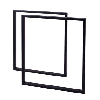 Nogi do stołu ławy stolika biurka loftowe metalowe czarne 2 szt