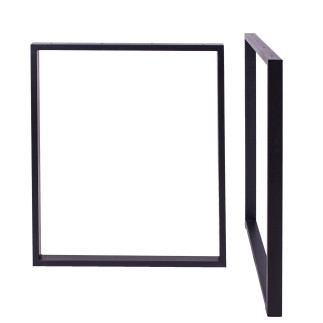 Nogi do stołu ławy stolika biurka loftowe metalowe czarne 2 szt