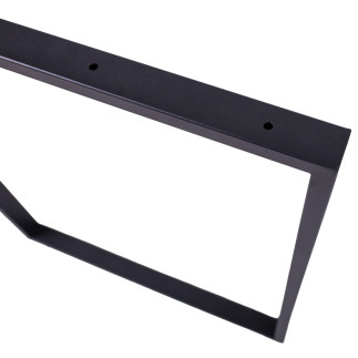 Nogi do stołu ławy stolika biurka loftowe metalowe czarne 2 szt