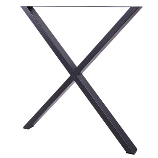 Nogi do stołu ławy stolika biurka metalowe czarne 2 szt