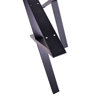 Nogi do stołu ławy stolika biurka metalowe czarne 2 szt