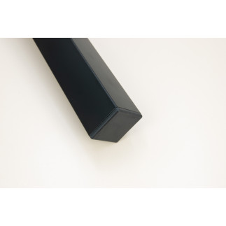 Noga meblowa Prosta kwadratowa czarna metalowa 40 cm