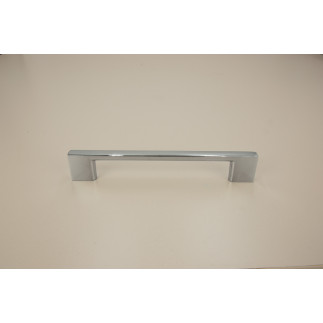 10 x Uchwyt meblowy srebrny chrom 128 mm metalowy