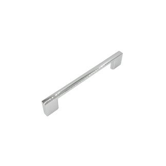 4 x Uchwyt meblowy srebrny chrom 160 mm metalowy