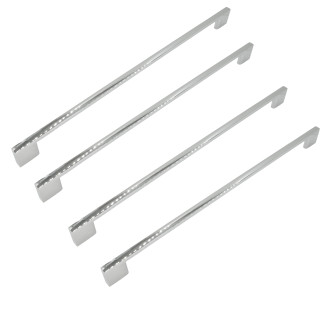 4 x Uchwyt meblowy srebrny chrom 320 mm metalowy