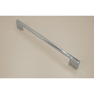 4 x Uchwyt meblowy srebrny chrom 192 mm metalowy