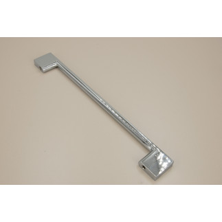 4 x Uchwyt meblowy srebrny chrom 192 mm metalowy