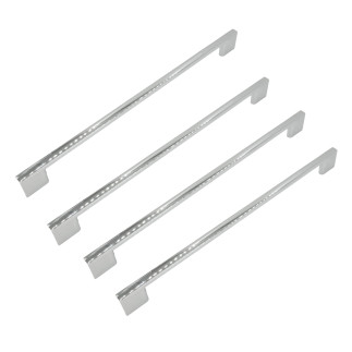 4 x Uchwyt meblowy srebrny chrom 256 mm metalowy