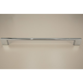 4 x Uchwyt meblowy srebrny chrom 256 mm metalowy