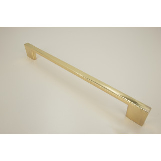 Uchwyt meblowy złoty chrom 256 mm metalowy