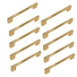 10 x Uchwyt meblowy złoty chrom 128 mm