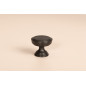 Stylowa gałka meblowa czarny mat 30mm Loft Retro do komody okrągła