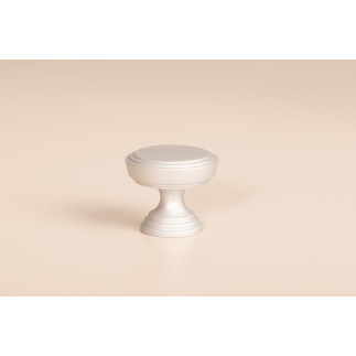 Gałka meblowa srebrna satyna 30mm retro matowa okrągła