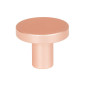Gałka meblowa różowe złoto miedziana 25mm Glamour metalowa