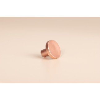 4 x Gałka meblowa różowe złoto miedziana 25mm Glamour metalowa