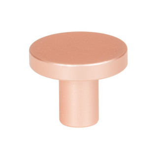 10 x Gałka meblowa różowe złoto miedziana 25mm Glamour metalowa
