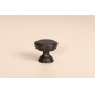 10 x Stylowa gałka meblowa czarny mat 30mm Loft Retro do komody okrągła