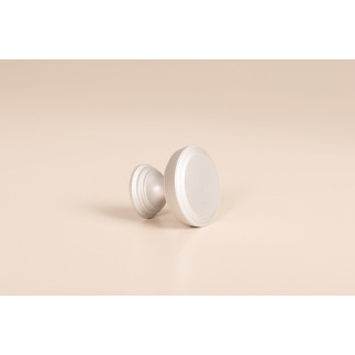 10 x Gałka meblowa srebrna satyna 30mm retro matowa okrągła