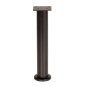Nóżka meblowa regulowana 25 - 42 cm czarna prosta metalowa noga do szafek