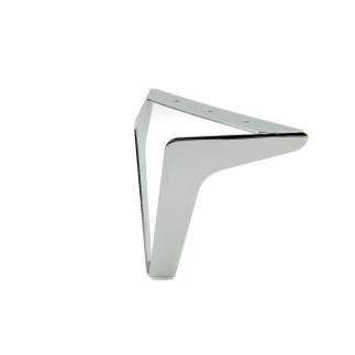 Noga meblowa Loft srebrna nóżka do sofy chrom wysokość 15 cm - 3
