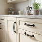 Elegancki uchwyt meblowy czarny 96 mm