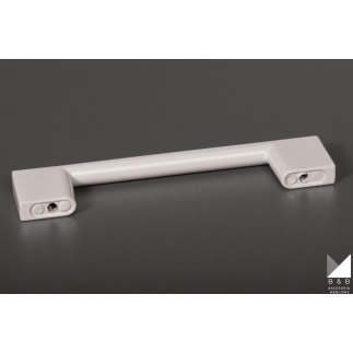Uchwyt meblowy biały 96 mm metalowy