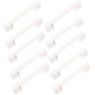 10 x Uchwyt meblowy biały 96 mm metalowy