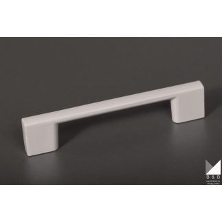 10 x Uchwyt meblowy biały 96 mm metalowy