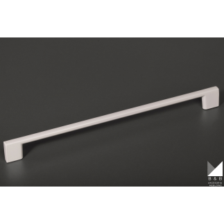 Uchwyt meblowy biały 192 mm metalowy