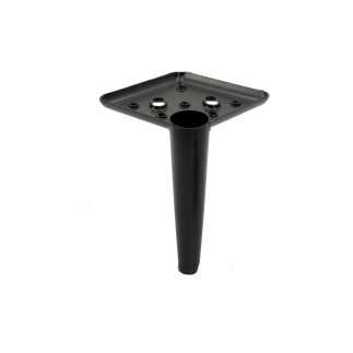 Czarna nóżka do mebli Szpilka czarny mat 13 cm - 2