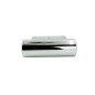 Stopka meblowa metalowa Baryłka srebrny chrom fi 50 mm długość 15 cm Stopka meblowa metalowa Baryłka srebrny chrom fi 50 mm długość 15 cm